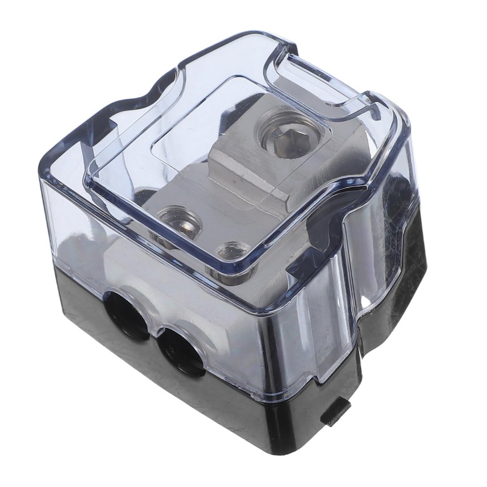 1set Way Car Audio Distribution Block Power Distributor Ground Cable Compatible Car Models Easy Installation