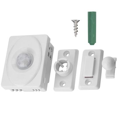 Klanata 12V Infrared PIR Motion Sensor Light Switch, 140 Wide View Angle with 3~5m Sensing Distance, Automatic On Off Wall Switch for Outdoor Sidewalks, Gardens, and Pathways