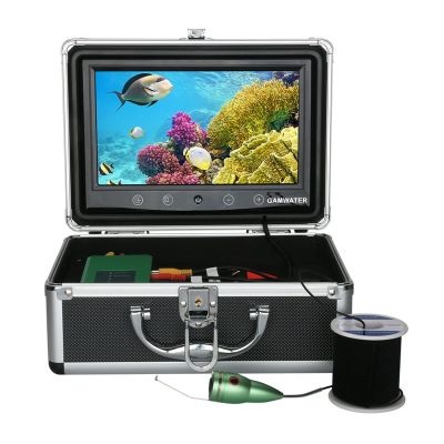 10M 1000tvl Underwater Fishing Video Camera Kit 6 PCS White LED Lights with 9" Inch Color Monitor for Fish Discovery (Color : F003AJ-10M-W Size : 1)