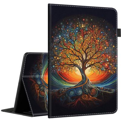 Case for 6.8" Kindle Paperwhite (11th Gen-2021) and Kindle Paperwhite Signature Edition, Light Shell Cover with Auto Wake/Sleep for Kindle Paperwhite 2021 E-Reader Colorful Tree of Life