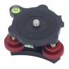 Camera Leveler Base, Tripod Head Leveling Base, Triple Wheel Base with Bubble Level, 3 Dial Adjustment, 33.1lbs Load Capacity, Lightweight Aluminum Alloy Construction view 1