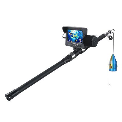 4.3" Inch 1000tvl Underwater Fishing Video Camera Kit 12 PCS LED White Lights Video Fish Finder Lake Under Water Fish Camera for Fish Discovery