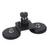 Mini Magnetic Car Mount, Adjustable Angle Car Roof Magnetic Mount with 2 Magnetic Bases, Dish Antenna Mounting Bracket for Car RV Boat, Easy Install on Metal Surfaces view 1