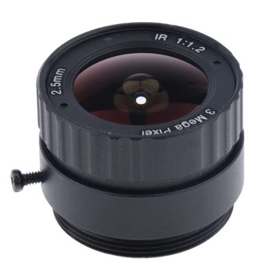 Microscope Observation 3 MP Security CCD Camera Lens F1.2 1/2.5' 2.5mm Camera Fixed Iris Lens