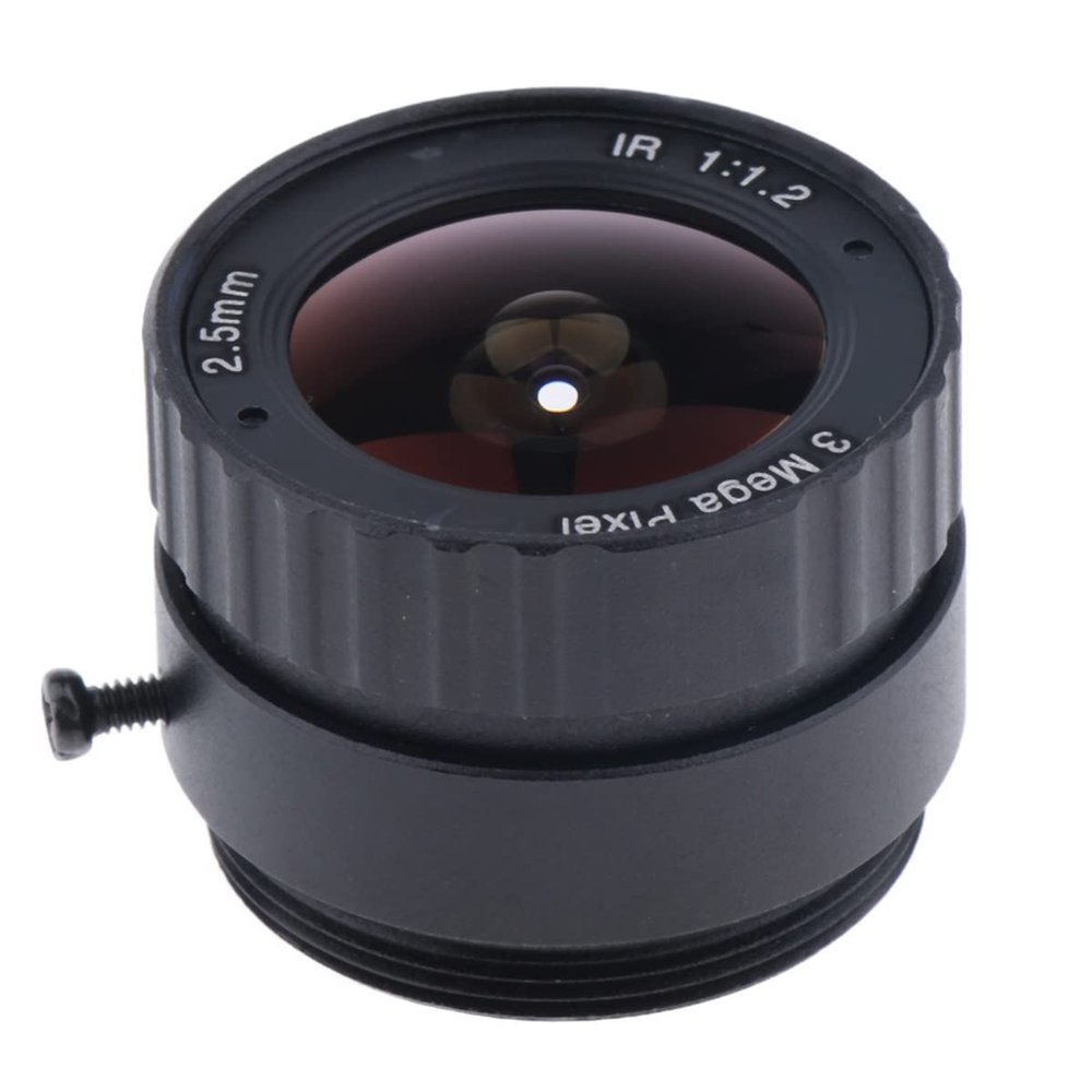 Microscope Observation 3 MP Security CCD Camera Lens F1.2 1/2.5' 2.5mm Camera Fixed Iris Lens