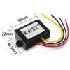 IJPDXOLBQ Power Converter 9~72V 12V24V36V48V60V to 6V DC DC Step Down Inverter Buck Voltage Regulator Waterproof for Car LED(1A ABS Plastic L) view 2