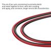 1 Pair DC5521 Power Pigtails Cable with Fuse YACSEJAO 1FT 20AWG DC 5.5MM x 2.1MM Male+Female Plug to Bare Wire Open End Power Wire Supply Repair Cable view 4