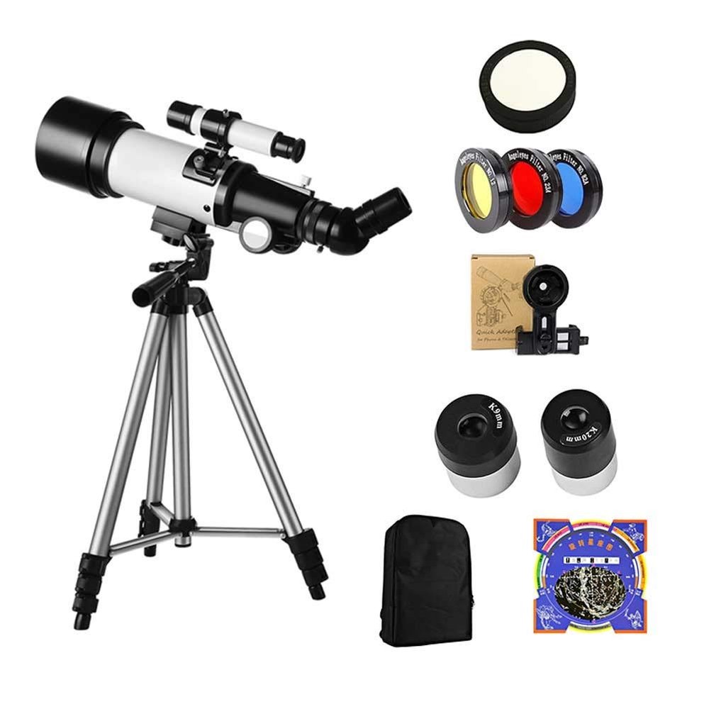 Telescope Telescope for s Telescopes for Adults Astronomical Telescope, Stargazing High-Definition Deep Space Adult Student Beginner Telescope, with Tripod, Vie