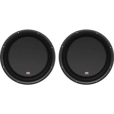 Audiosavings Bundle: (2) 3512-04S 12" 600 Watt Shallow Mount Car Audio Subwoofer Slim Sub SVC 4-ohm (2 Items)