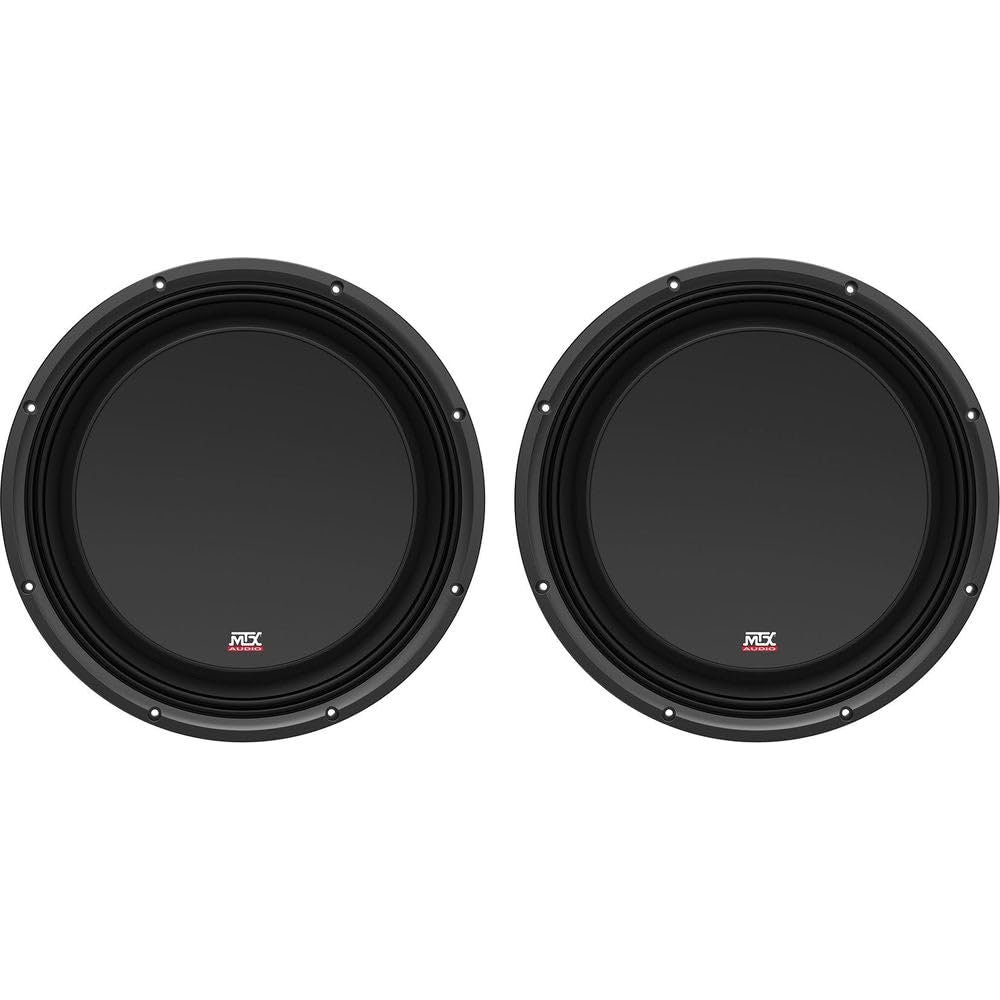 Audiosavings Bundle: (2) 3512-04S 12" 600 Watt Shallow Mount Car Audio Subwoofer Slim Sub SVC 4-ohm (2 Items)