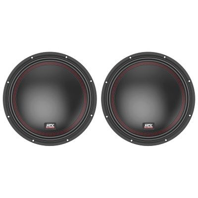 Audiosavings Bundle: (2) 5510-44 10" 800 Watt Peak/400 Watt RMS DVC 4-ohm Car Audio Subwoofer Sub (2 Items)