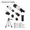 50-100mm Aperture Astronomical Refracting Telescope for Adults & Beginners, Travel Telescope with Tripod, Multi-Layer Coated Optics, 360 Full Display, HD Eyepieces view 4