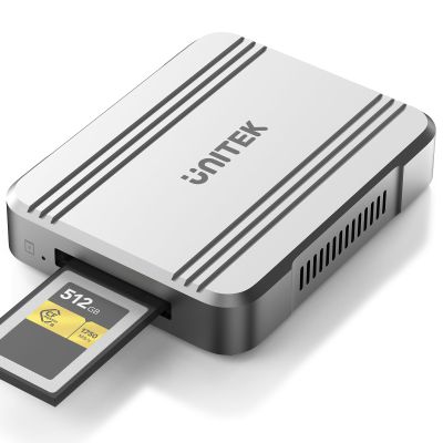 40Gbps CFexpress 4.0 Type B Card Reader - USB4 CF Express Reader, CFexpress Type B Memory Card Reader, Portable Aluminum Memory Card Adapter, Plug and Play, Compatible with Cameras, Laptops, and Cages