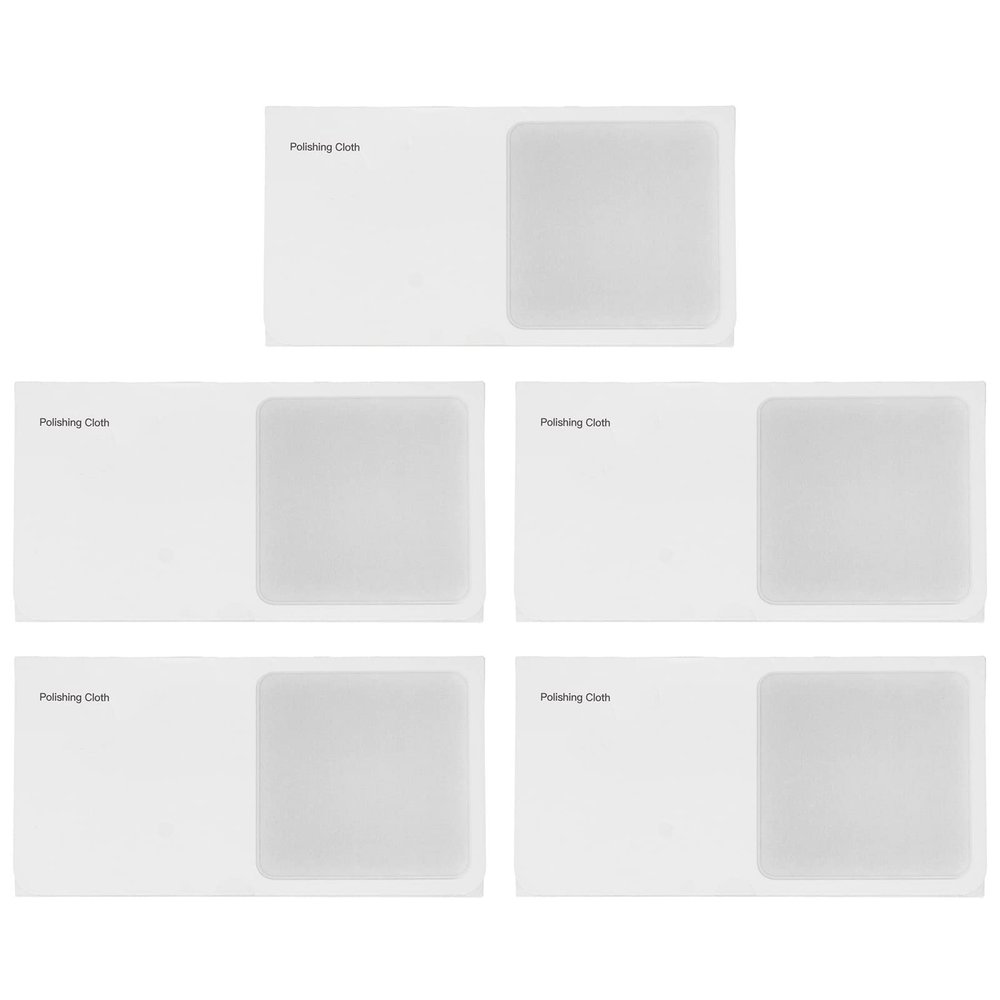 ZAWELIYO Soft Microfibre Screen Cleaning Cloth, Gray Screen Cleaning Cloth for Mobile Phones Computers, Compatible with Phones, Computers, Tablets, 6.25x6.25in, for iOS Screens