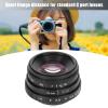 35mm F1.6 Aperture C Mount Camera Lens, Manual Center for Mirrorless Cameras, MC Multi Layer Coating, 12 Aperture Blades, Sturdy Metal Construction view 2