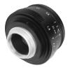 35mm F1.6 Aperture C Mount Camera Lens, Manual Center for Mirrorless Cameras, MC Multi Layer Coating, 12 Aperture Blades, Sturdy Metal Construction view 4