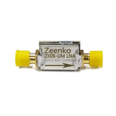 AURSINC ZK09-UM LNA Low Noise Amplifier, 100kHz-10GHz, Ultra-broadband, Low Noise, Good Flatness, 21dB@2GHz Gain, USB Interface Powered, for TinySA Ultra, RF & Software Defined Radio (SDR)