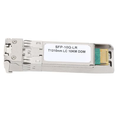 10GBase LR SFP Transceiver, 10Gbps Data Rate, 1310nm Wavelength, Up to 10km, Dual LC Single Mode Fiber, Compatible with Cisco SFP 10G LR and Other Brands