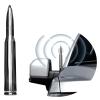 50Cal 5.5 in Chrome Bullet Antenna for Car Truck - Universal Replacement Antenna for Ford F150 F250 F350, Ram 1500 2500, Jeep Wrangler, Toyota Tundra, Chevrolet Silverado, GMC Sierra view 3