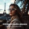 Smart Bluetooth Glasses for Women Men, Remote Shooting, Open Ear Sound Mic & Speakers, Magnetic Charging, Color-Changing Polaized Sunglasses Lenses view 2