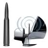 Bullet Antenna Replacement Ford F150 F250 F350 Universal Jeep Wrangler Toyota Tundra (Black Frosted Texture, 5.5 inches) view 3
