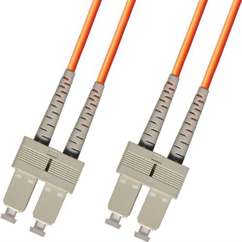 RiteAV 85M (278.8ft) OM1 SC to SC Fiber Optic Cable Duplex Multimode 62.5/125 Jumper 85 Meter Orange Patch Cord