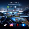 Portable Carplay Screen for Car, 9" Car Stereo Wireless CarPlay & Android Auto Touch Screen,4K Dash Cam/1080P Backup Camera/GPS Navigation/Mirror Link/Bluetooth//FM/Siri view 3