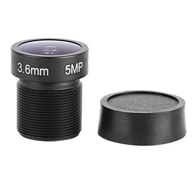 3.6mm Surveillance Security Camera Lens, 5MP HD CCTV Zoom Lens, 90 Degree Wide Angle, Security Replacement Accessories for CCTV Camera