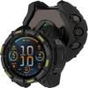 2 Pack Cases for Garmin Tactix 8 AMOLED Protective Cover, Flexible TPU Screen Protector Case Scratch-Resistant Cover Protective Case (Black/Black&Green, Garmin Tactix 8 AMOLED 51mm) view 3