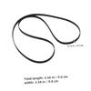 FUNOMOCYA 2pcs Rubber Cassette Recorder Drive Belts Rubber Belts for Tape Recorders Easy to Use Compact Design for Music and Outdoor Use view 2