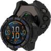 2 Pack Cases for Garmin Tactix 8 AMOLED Protective Cover, Flexible TPU Screen Protector Case Scratch-Resistant Cover Protective Case (Black/Black&Blue, Garmin Tactix 8 AMOLED 47mm) view 2