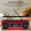 Portable Cassette Tape Player Recorder, AM FM SW Radio with Bluetooth, USB to MP3 Converter, 3.5mm Earphone Jack, Retro Cassette Player Recorder (US Plug) view 2