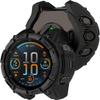 2 Pack Cases for Garmin Tactix 8 AMOLED Protective Cover, Flexible TPU Screen Protector Case Scratch-Resistant Cover Protective Case (Black/Black&Red, Garmin Tactix 8 AMOLED 47mm) view 2