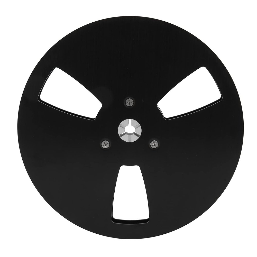 Empty Tape Reel, and Aluminum Alloy, Replacement for Tape Recorder, Low Noise Performance, with Universal Compatibility for Audio Setup, Made of