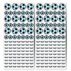 Mobiusea Creation 660 Pcs Holographic Soccer Stickers - Waterproof Sports Ball Stickers for Scrapbooking, Soccer Water Bottle Sticker, Party Decoration, and Party Favor Sports Sticker view 2