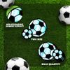 Mobiusea Creation 660 Pcs Holographic Soccer Stickers - Waterproof Sports Ball Stickers for Scrapbooking, Soccer Water Bottle Sticker, Party Decoration, and Party Favor Sports Sticker view 4