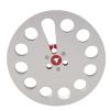 1/4 7 Inch Empty Aluminum Alloy Take Up Reel to Reel Small Hub, 11 Holes Empty Tape Reel for Nab, Long Play Analog Recording Tape (Silver) view 1