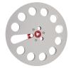 1/4 7 Inch Empty Aluminum Alloy Take Up Reel to Reel Small Hub, 11 Holes Empty Tape Reel for Nab, Long Play Analog Recording Tape (Silver) view 3