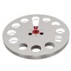 1/4 7 Inch Empty Aluminum Alloy Take Up Reel to Reel Small Hub, 11 Holes Empty Tape Reel for Nab, Long Play Analog Recording Tape (Silver) view 4