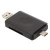 3 in 1 USB C Card Reader, OTG Support, High Speed ABS Casing, Memory Card Reader for PC Phone Tablet, Secure Digital Micro Card Compatible view 2