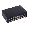 4 Input Video Composite Switcher 4Way Switcher for Seamlessly Signals Switching On Standard Video Connectors view 3