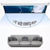 BEWEGNLNHK Retractable Auto-Locking Projection Screen, Manual Pull Down Projector Screen, 60" 72" Movie Screen for Home Cinema, Wall Ceiling Mount(72Inch 4:3) view 3