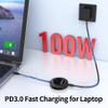 Unitek Wireless HDMI Display Dongle Adapter with PD3.0 100W Charging Port- Portable USB C Wireless Mirroring Transmitter Stream Video to Monitor Projector for TV Phone Laptop iOS Android Windows view 2