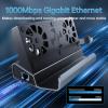 Docking Station for Steam Deck/ROG Ally/Legion Go,10 in 1 Double Fan Steam Deck Dock.1000Mbps Ethernet,3.0 PD100W Charging,HDMI 2.0 4K@60Hz.6 USB Port. SD/TF Double Card Slot Steam Deck Dock. view 4