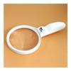 Lab Microscope Accessories 82/100/128mm Large Handheld Illuminating Newspaper Reading Magnifying Glass with LED Lighted Magnifier Hand Loupe(82mm 2X 6X) view 3