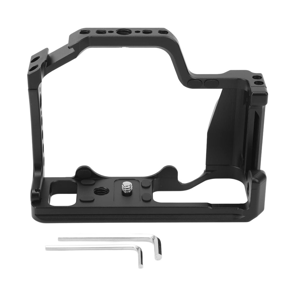 Camera Cage Rig with Cold Shoe for Arri Locating Hole, Aluminum Alloy Camera Cage Rig for M50 M5 M50II Camera Video Shooting, Support Handheld Tripod Stabilizer