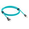 RJ45 Male to Male With Srew Lock Cat6A Industrial Ethernet GigE Vision Cable High Flex S/FTP Shielded for Machine Vision Industrial Camera Infrared Imaging Frame Grabber (180 Degree, 5M/16.4FT) view 4