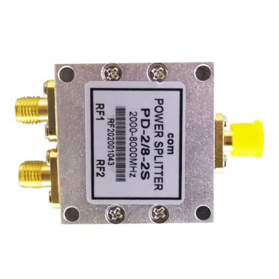 EVPZPLKMGT SMA Microstrip Power Splitter, One Point Two, 2-8GHz RF Power Splitter Combiner 10W