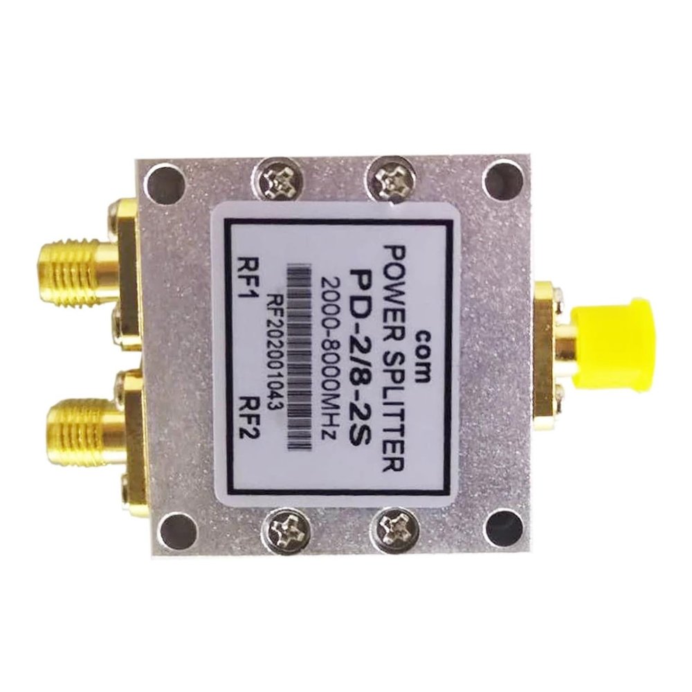 EVPZPLKMGT SMA Microstrip Power Splitter, One Point Two, 2-8GHz RF Power Splitter Combiner 10W