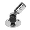 Marine Antenna Base Mount 316 Stainless Steel 180 Degree Adjustable Weather Boat Ratchet Rail Mount for 19mm Diameter Rail view 1